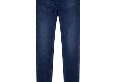 DIESEL Jeans ανδρικό 2023 D-FINITIVE `length 34` - Μπλε-A10231-009ZS-01-DENIM - DIESEL - 